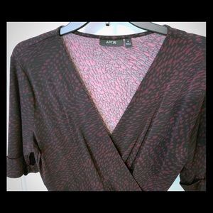 Apt.9 maroon and black dress size medium